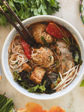 Vietnamese Crab Noodle Soup - Bun Rieu