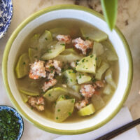 Opo Squash Shrimp Soup - Canh Bau Tom