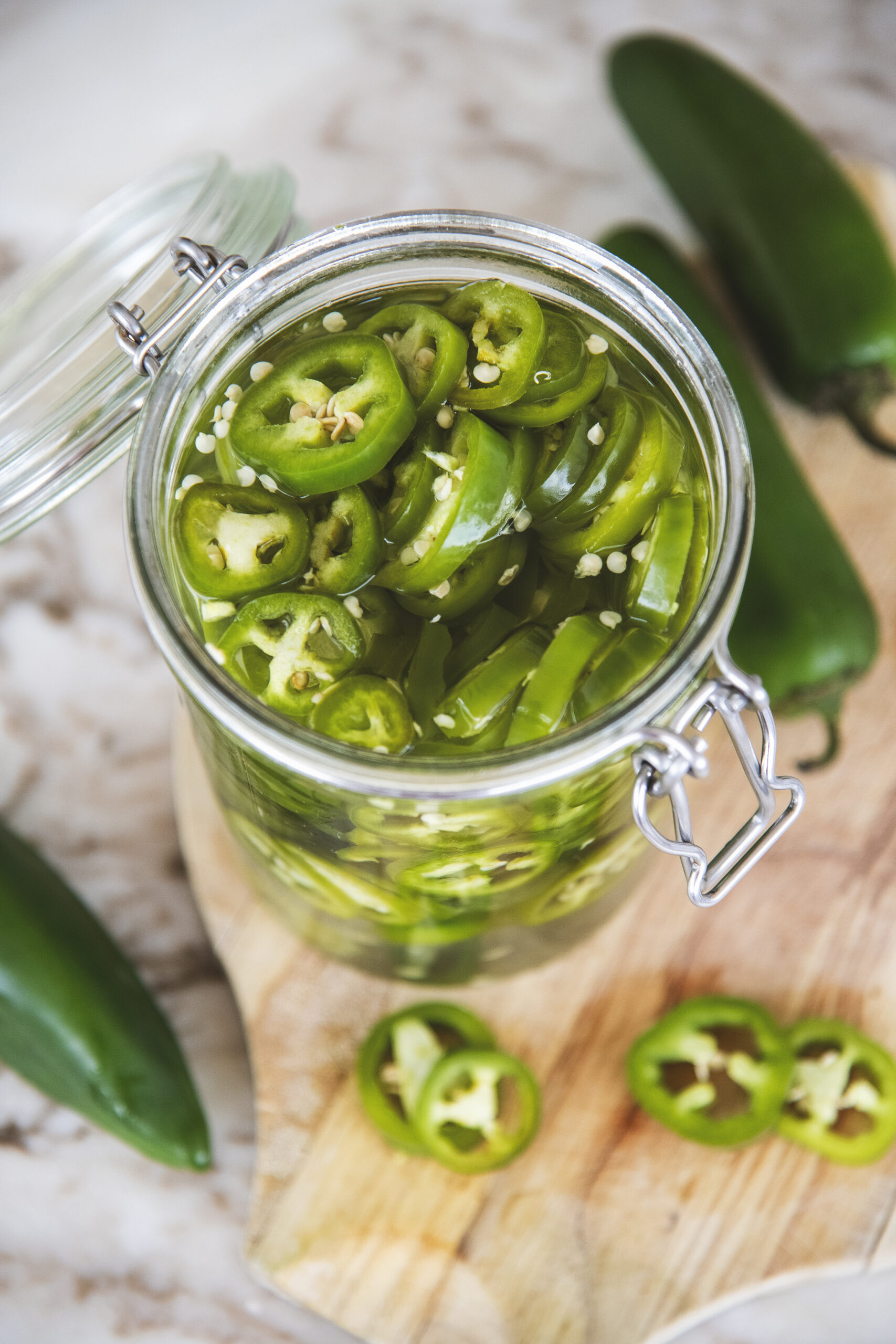 Vietnamese Pickled Jalapenos - Ot Ngam Giam