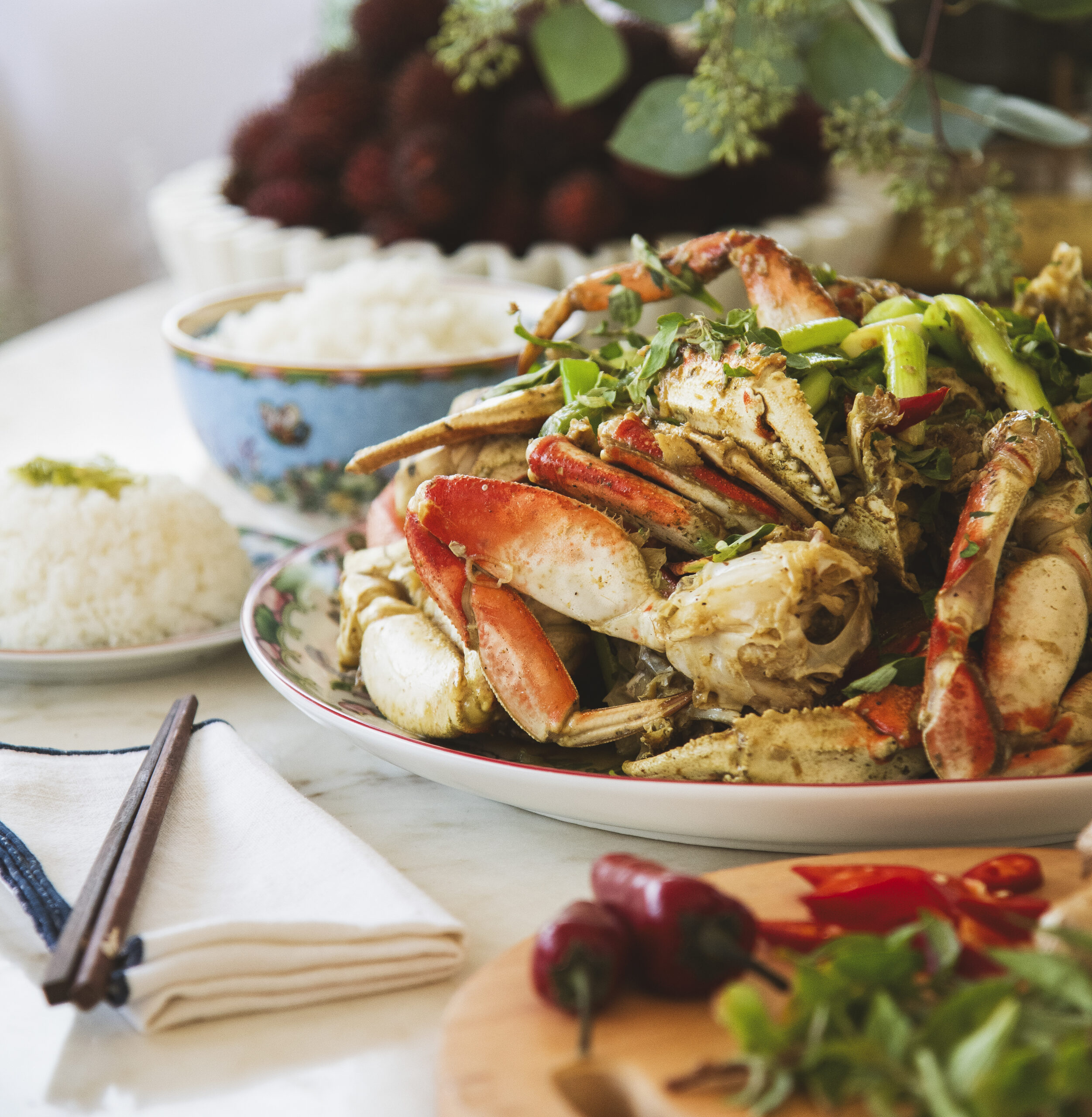 Stir Fried Dungeness Crab