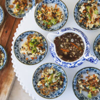 Vietnamese Steamed Vegan Rice Cakes - Banh Beo Chay