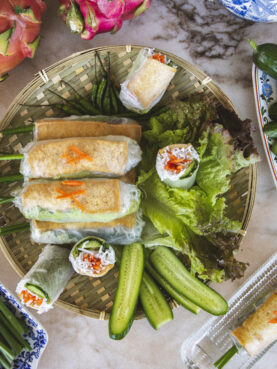 Vietnamese Vegan Summer Rolls - Goi Cuon Chay