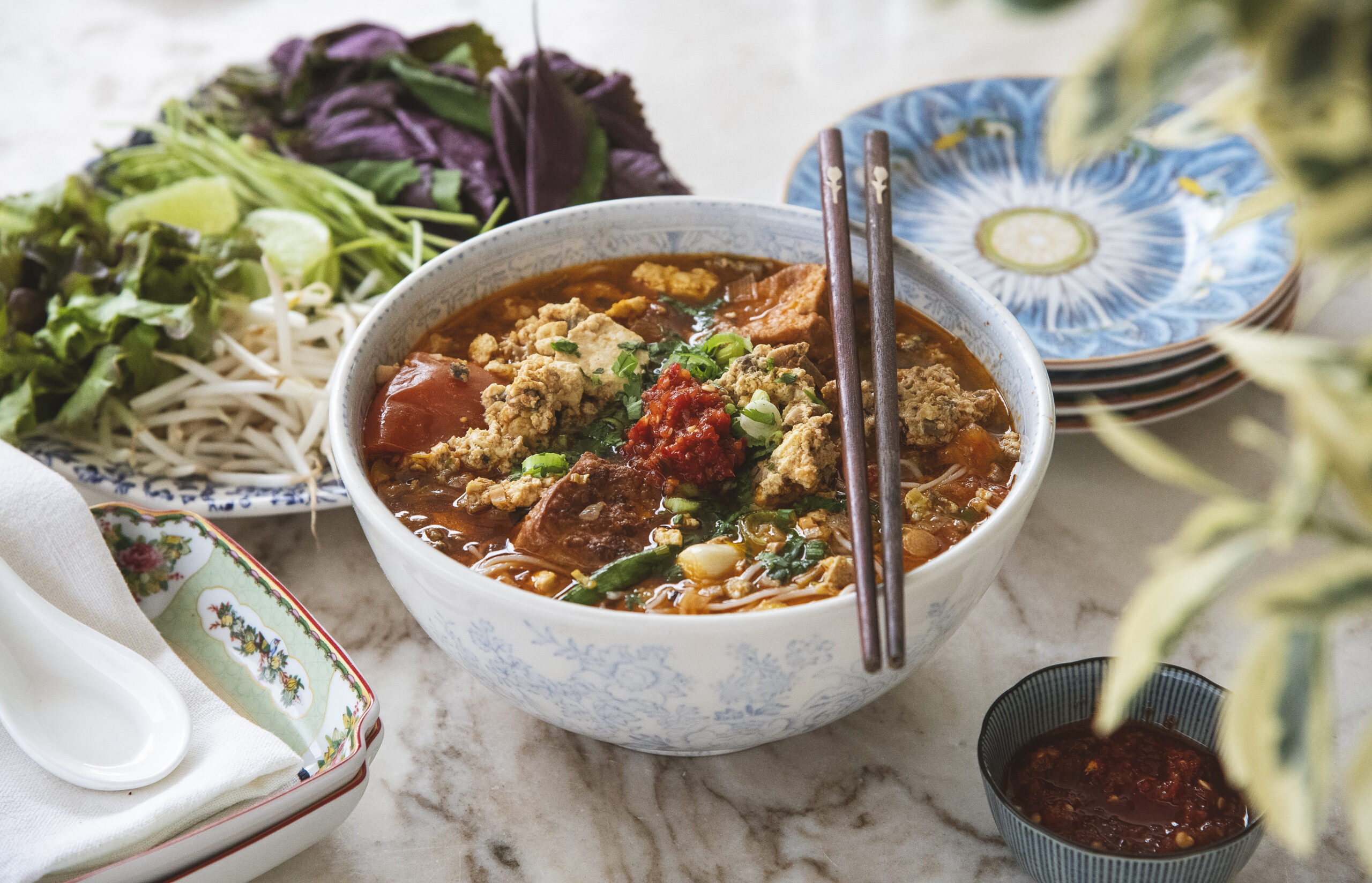 Vegetarian Bun Rieu Chay