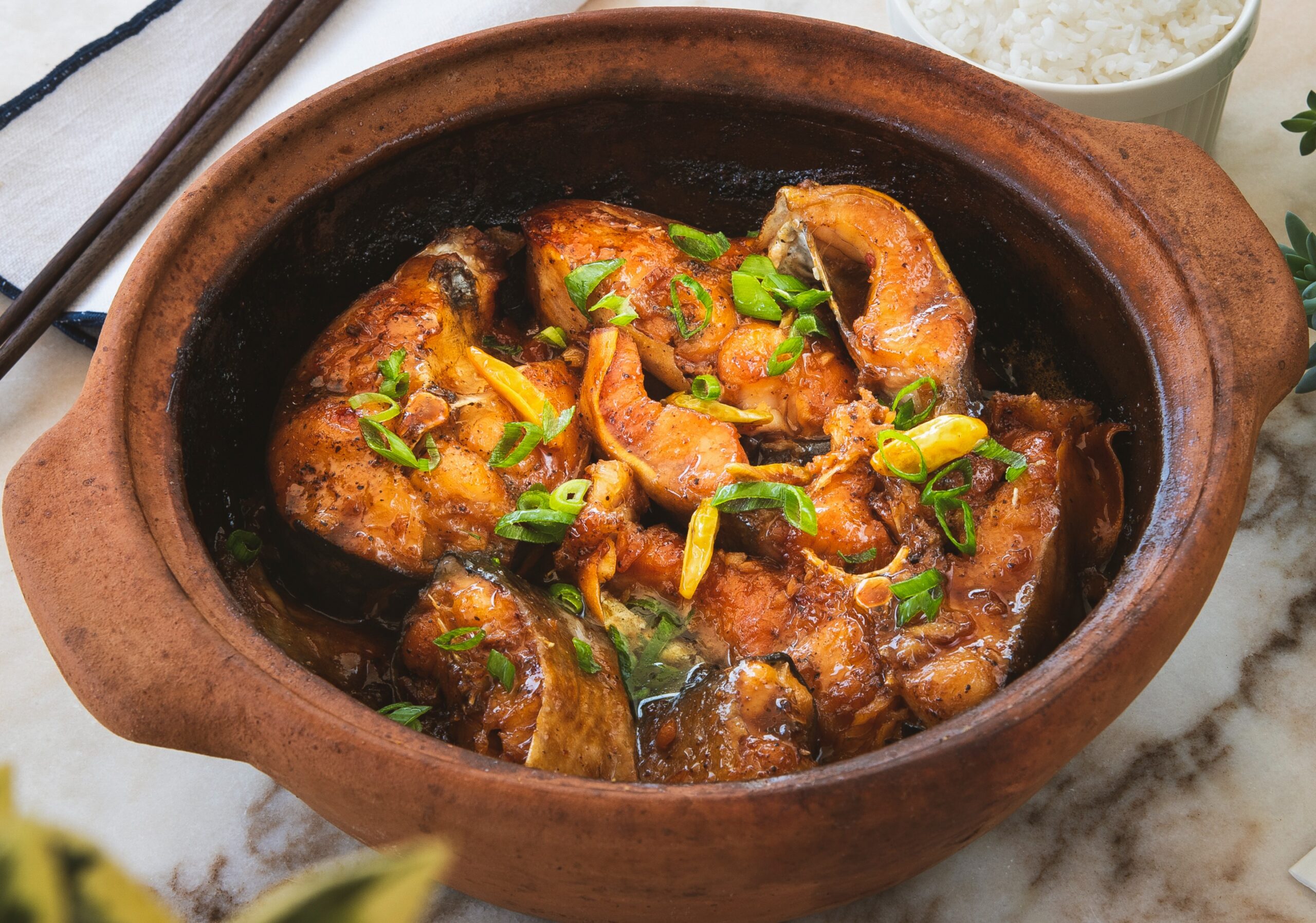 Vietnamese Caramelized Catfish - Ca Kho To