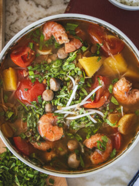 Vietnamese Sweet and Sour Soup - Canh Chua