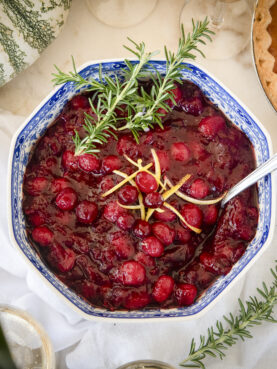 Cranberry and Grape Compote