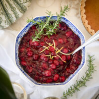 Cranberry and Grape Compote