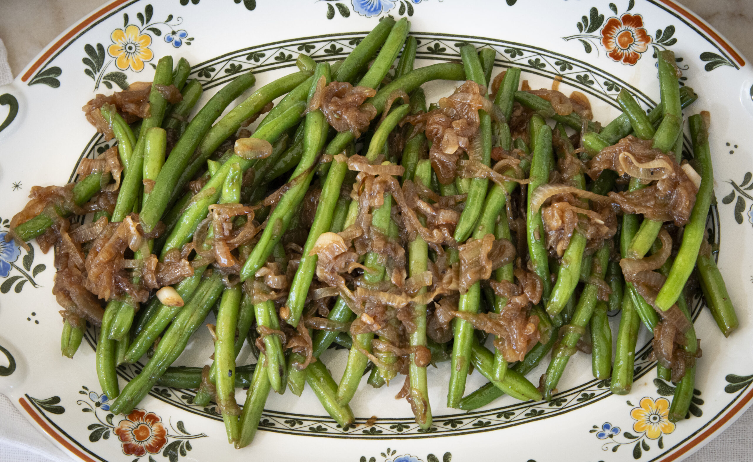 Haricot Vert with Caramelized Shallots