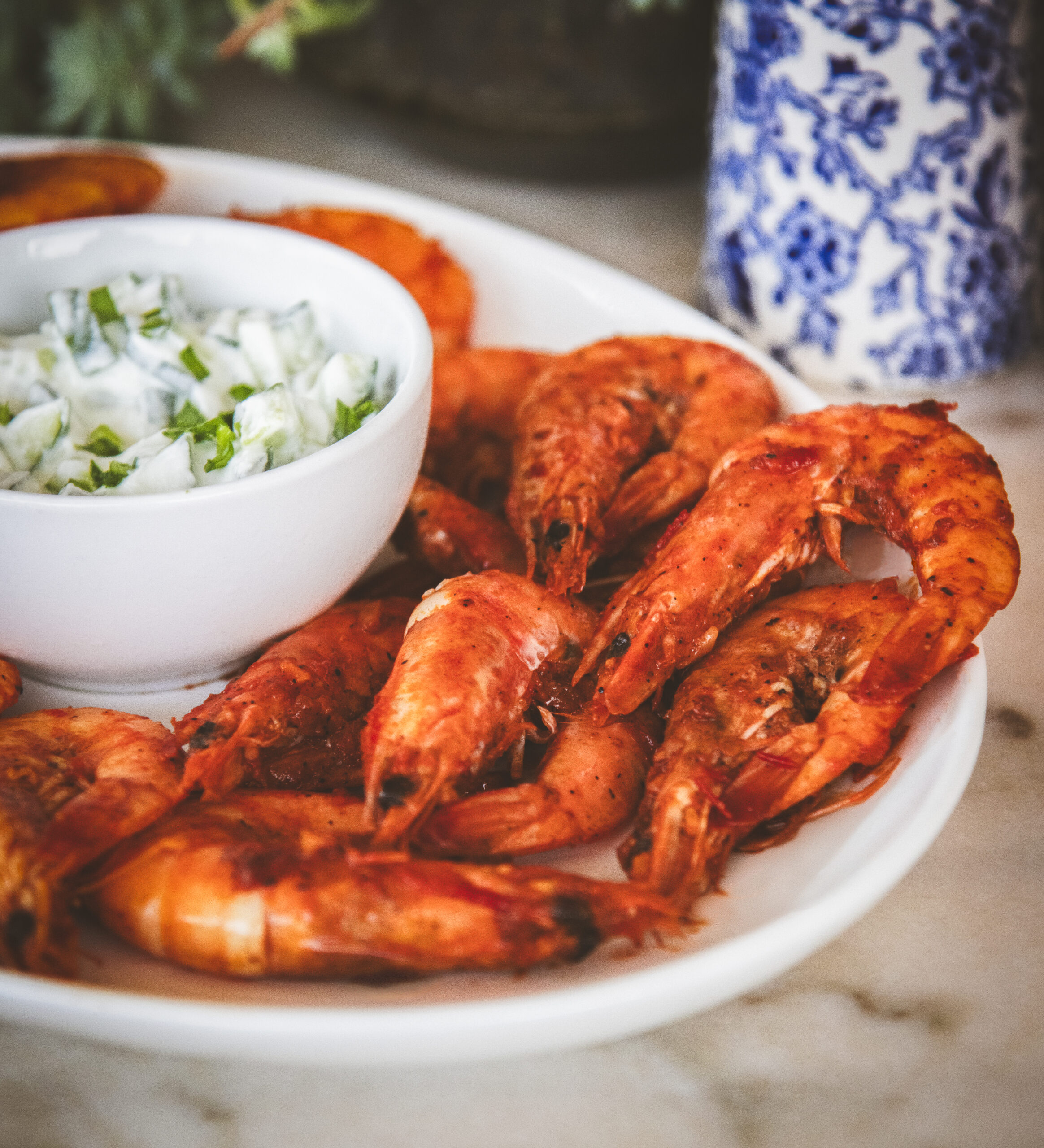 Harissa Prawns 