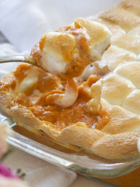 Sweet Potato Casserole with Marshmallows