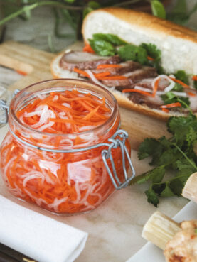 Pickled Daikon and Carrots