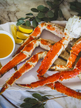 Steamed King Crab Legs