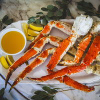 Steamed King Crab Legs