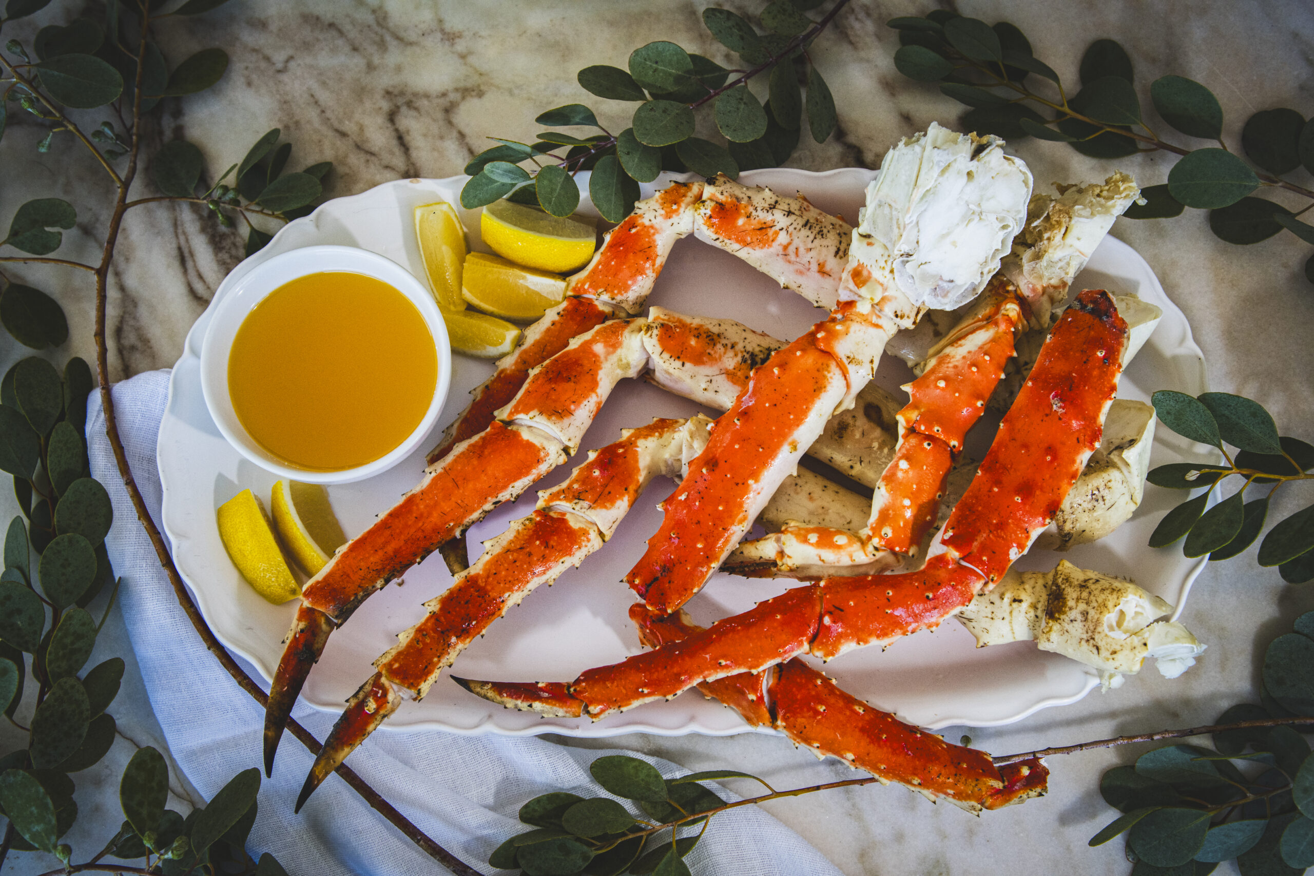 Steamed King Crab Legs