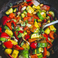 Vegan Kung Pao Zucchini