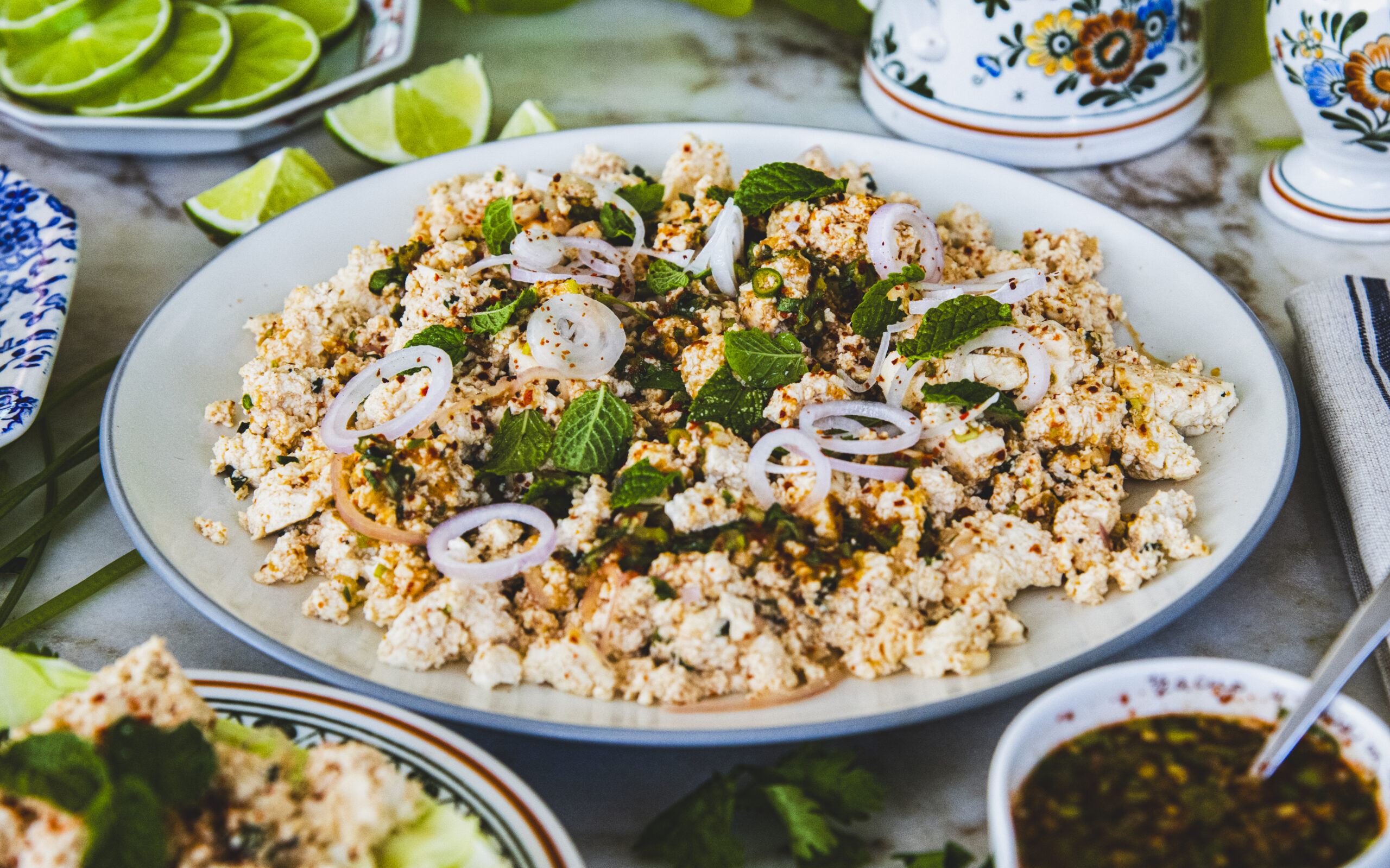 Larb Tofu Salad